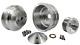 Small Block Chevy Serpentine Pulley Kit Power Steering AC Powder Coat Finish