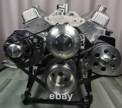 Small Block Chevy Serpentine System ALL INCLUSIVE 350 SBC Kit with 8 Rib Belts