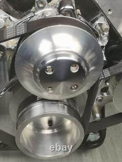 Small Block Chevy Serpentine System ALL INCLUSIVE 350 SBC Kit with 8 Rib Belts