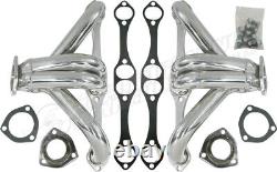 Small Block Chevy Stainless Steel Hugger Headers SBC Street Hot Rat Rod