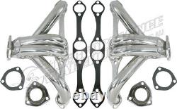 Small Block Chevy Stainless Steel Hugger Headers SBC Street Hot Rat Rod
