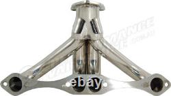 Small Block Chevy Stainless Steel Hugger Headers SBC Street Hot Rat Rod
