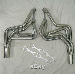 Small Block Chevy Street Stock Stainless Steel Exhaust Headers SBC Camaro Malibu