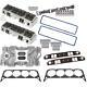 Small Block Chevy Top-End Kit with Flo-Tek Heads, Fits Flat Tappet Camshafts
