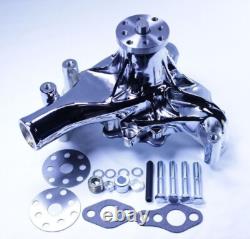 Small Block Chevy V-Belt Kit Long Water Pump SBC LWP 283 327 350 400