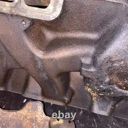 Small Block Chevy Vintage Cast-Iron Two Barrel Intake Manifold Cleaned Excellent