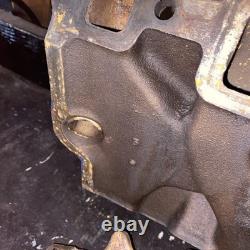 Small Block Chevy Vintage Cast-Iron Two Barrel Intake Manifold Cleaned Excellent