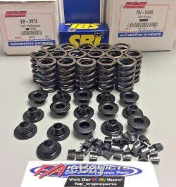 Small Block Chevy Z-28 Hi Perf Valve Spring Kit With Steel Retainers And Locks