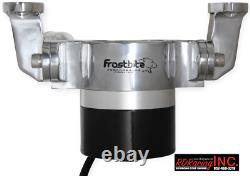 Small Block Chevy electric water pump Frostbite 22-111 35gpm Flow Rate Polished