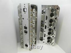 Small Block Chevy loaded V 8 Cylinder Heads SBC 350 327 200cc straight PLUGS set