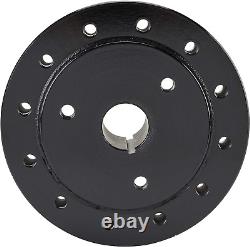 Small Block Compatible with Chevy Harmonic Balancer, 6-3/4 Inch, Black