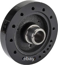Small Block Compatible with Chevy Harmonic Balancer, 6-3/4 Inch, Black
