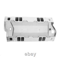 Small Block High Rise Intake Manifold for Chevy 350 Aluminum Vortec Single Plane