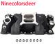 Small Block SBC Chevy 350 400 Dual Plane Satin Aluminum Intake Manifold 1955-95