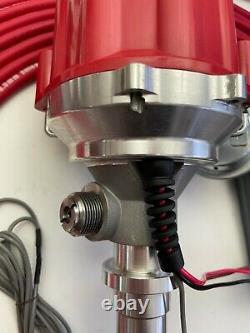 Small cap CORVETTE 396 427 454 TACH DRIVE DISTRIBUTOR + 8.5mm WIRES + RED COIL