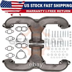 Smoothie Rams Horn Exhaust Manifolds Small Block For Chevy SBC 283 305 327 /350