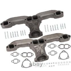 Smoothie Rams Horn Exhaust Manifolds Small Block For Chevy SBC 283 305 327 350 ^