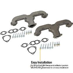 Smoothie Rams Horn Exhaust Manifolds Small Block For Chevy SBC 283 305 327 350 ^