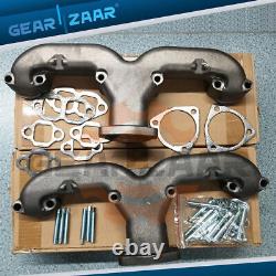 Smoothie Rams Horn Exhaust Manifolds Small Block For Chevy SBC 283 305 327 US