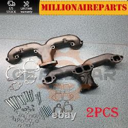 Smoothie Rams Horn Exhaust Manifolds Small Block For Chevy SBC 283 305 327 US