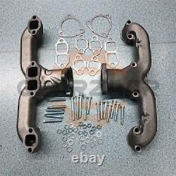 Smoothie Rams Horn Exhaust Manifolds Small Block For Chevy SBC 283 305 327 US