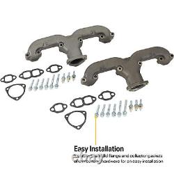 Smoothie Rams Horn Exhaust Manifolds Small Block For Chevy SBC 283 305 327 US
