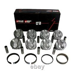 Speed Pro FMP Small Block Chevy H617CP60 350 11cc Domed Pistons + Moly Rings 060