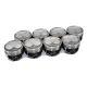 Speed Pro H634CP40 SBC Small Block Chevy 5.7 Rod 400 Domed Piston SBC FMP