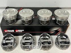 Speed Pro Small-Block Chevy 350 Flat Top Piston Set Coated Std Bore H345DCP