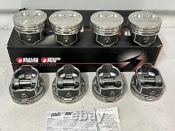 Speed Pro Small-Block Chevy 350 Flat Top Piston Set Coated Std Bore H345DCP