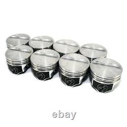 Speed Pro Small Block Chevy 383 Flat Top Pistons STD Bore 5.7 Hypereutectic SBC