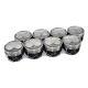 Speed Pro Small Block Chevy 400.200 Dome Pistons 030 Bore 5.7 Hypereutectic 406