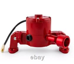Speedmaster Small Block Chevy SBC 350 35 GPM Electric Water Pump Powdercoat RED