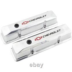 Speedway Bow Tie Aluminum Valve Covers, Fits Small Block Chevy