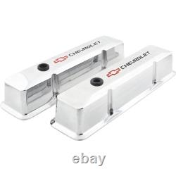 Speedway Bow Tie Aluminum Valve Covers, Fits Small Block Chevy