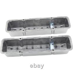Speedway Bow Tie Aluminum Valve Covers, Fits Small Block Chevy