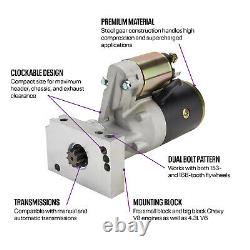 Speedway SBC 350 Small Block Chevy V8 Mini Starter, 1.4 KW Motor, 153/168 Tooth