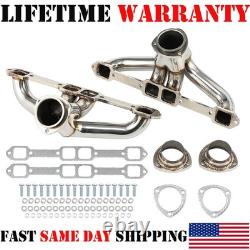 Stainless Exhaust Headers Super Short Small Block For Chevy Impala Nova Corvette