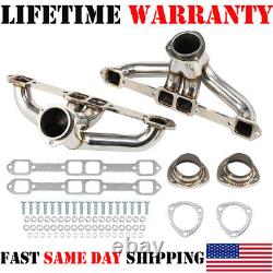 Stainless Exhaust Headers Super Short Small Block For Chevy Impala Nova Corvette