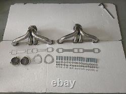 Stainless Exhaust Headers Super Short Small Block For/Chevy Impala Nova Corvette