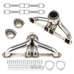Stainless Exhaust Headers Super Short Small Block For Chevy Impala Nova Corvette