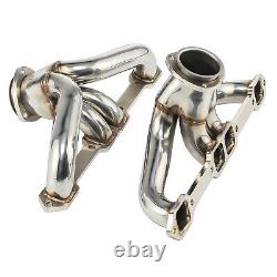 Stainless Exhaust Headers Super Short Small Block For/Chevy Impala Nova Corvette
