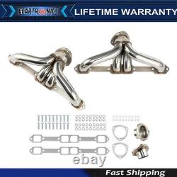 Stainless Exhaust Headers Super Short Small Block For Chevy Impala Nova New