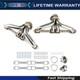 Stainless Exhaust Headers Super Short Small Block For Chevy Impala Nova New