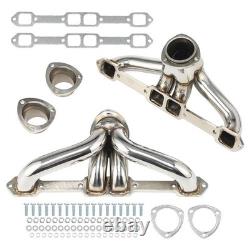 Stainless Exhaust Headers Super Short Small Block For Chevy Impala Nova New