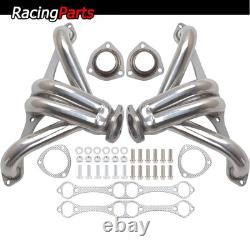Stainless Hugger Headers For Chevy Small Block SB V8 262 265 283 305 327 350 400