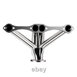 Stainless Hugger Headers For Chevy Small Block SB V8 262 265 283 305 327 350 400