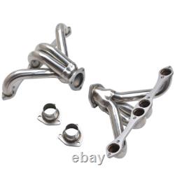 Stainless Hugger Headers For Chevy Small Block SB V8 262 265 283 305 327 350 400