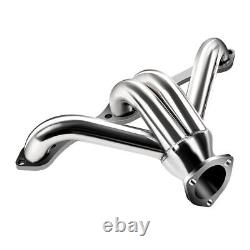 Stainless Hugger Headers For Chevy Small Block SB V8 262 265 283 305 327 350 400
