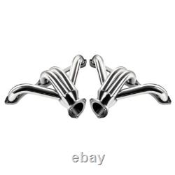 Stainless Hugger Headers For Chevy Small Block SB V8 262 265 283 305 327 350 400
